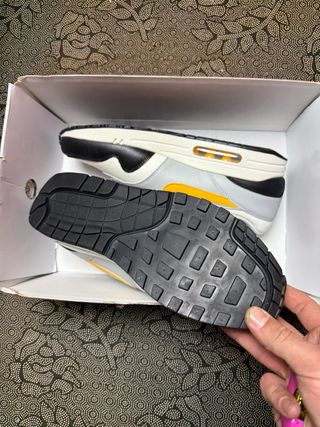 Nike Air Max 1 Grigio Giallo Uomo Tg 42