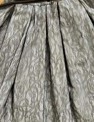 Vestido Zara Negro y Gris