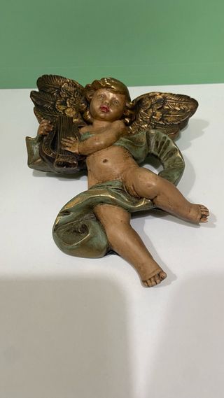 Angelito antiguo con lira