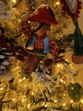 Decorazione Natale Cowboy con Lazo