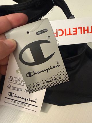 Sujetador deportivo Champion negro Talla S