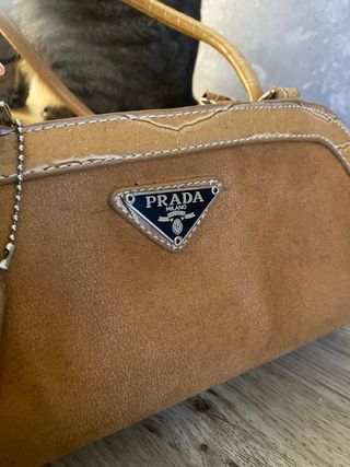 Bolso Prada Ante Marrón
