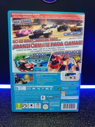 Sonic all star Racing Transformed