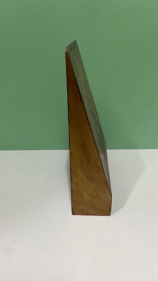 Cuña Cristo Pantocrator pintado a mano