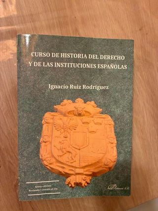historia del derecho y instituciones españolas