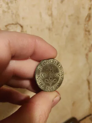 Moneda 4 Quartos 1813 Preciosa