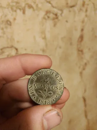 Moneda 4 Quartos 1813 Preciosa