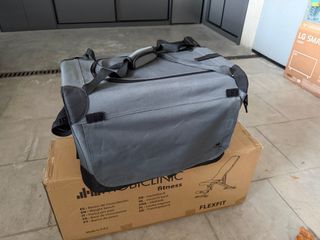 Transportín TK PET tela gris pequeño