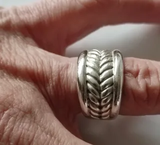 Anillos Plata Ley con Piedras Verdes