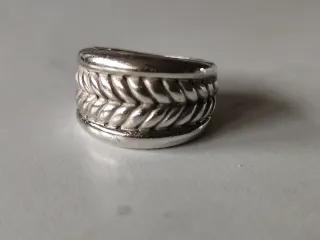 Anillos Plata Ley con Piedras Verdes