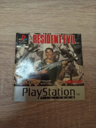 Manual Resident Evil Platinum PlayStation PAL