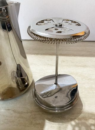 Infusiera Giannini in metallo argentato