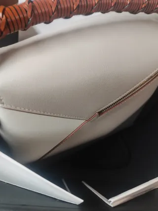 Bolso Loewe Puzzle Gris y Marrón