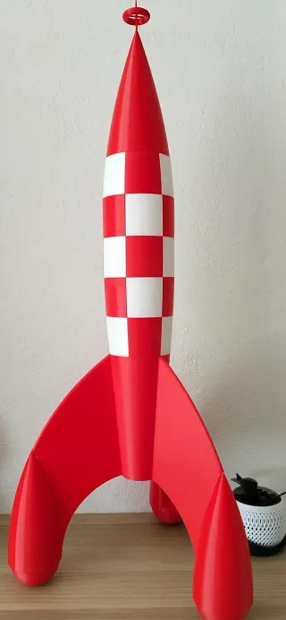Cohete Tintín 3D 1m