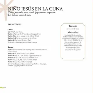 Mi belén de ganchillo: teja historia de la Navidad