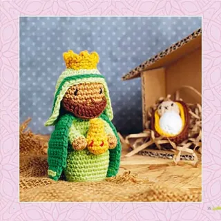 Mi belén de ganchillo: teja historia de la Navidad