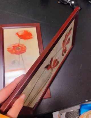 2 Quadretti Papaveri Rossi