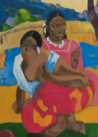 Cuadro al óleo ¿Cuándo te casas? Gauguin