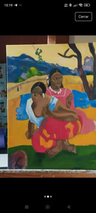 Cuadro al óleo ¿Cuándo te casas? Gauguin