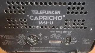 Radio Telefunken Antigua Marrón