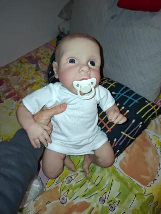 Bebé Reborn Vinilo Blando Nuevo.Huele a bebe.