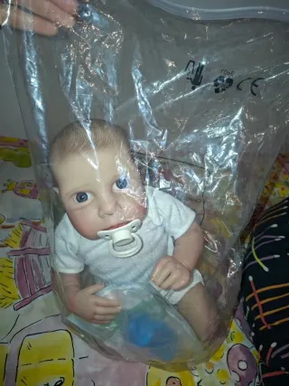 Bebé Reborn Vinilo Blando Nuevo.Huele a bebe.