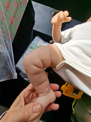 Bebé Reborn Vinilo Blando Nuevo.Huele a bebe.