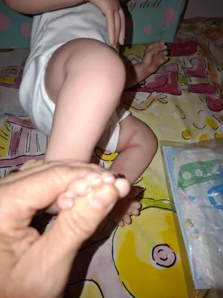 Bebé Reborn Vinilo Blando Nuevo.Huele a bebe.