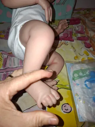 Bebé Reborn Vinilo Blando Nuevo.Huele a bebe.
