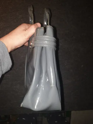 Bolso Armani Jeans Gris Charol