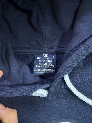 Sudadera Champion Azul Marino Vintage