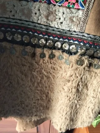 Chaquetón Boho Mujer camel