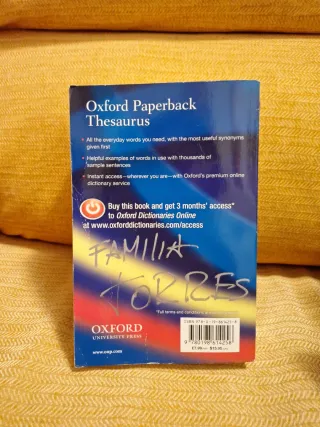 Oxford Paperback Thesaurus