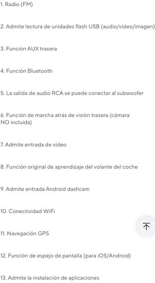 Radio Coche Android 7 Pantalla