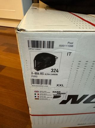 Casco Nolan X-804RS Talla XXL Carbono Puro