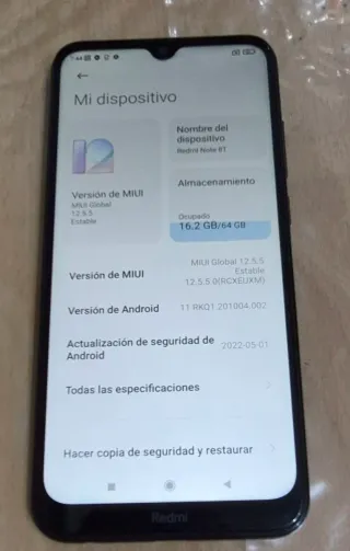 Telefono cellulare Xiaomi Redmi Note 8T