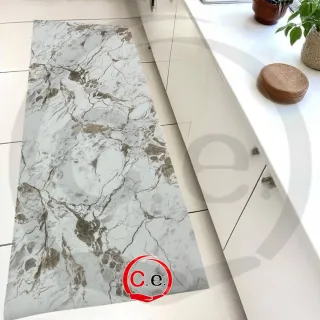 Tappeto a metro effetto marmo