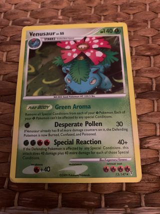 Carta Pokémon Venusaur LV.55 13/147