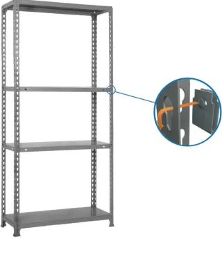SimonRack Estantería Metálica 150x100x30 cm