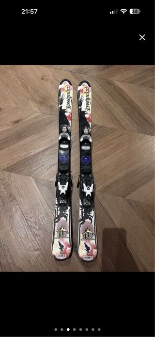 Conjunto esquís y botas Rossignol en buen estado