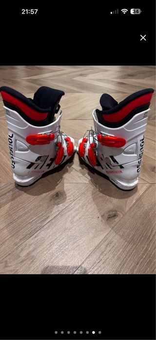 Conjunto esquís y botas Rossignol en buen estado