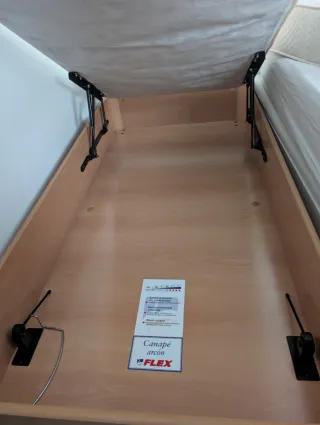 Canapé 90x190cm + Colchón 90x2m