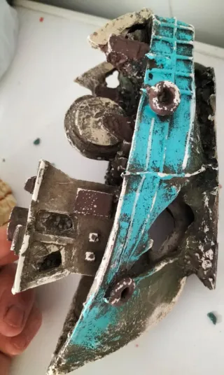 Decoración Peceras o acuarios Barco y Piña