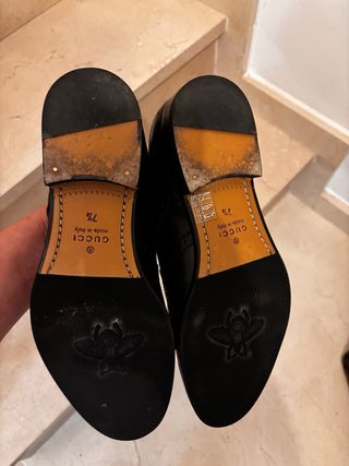 Zapatos Gucci Brogue Hebilla Talla 41