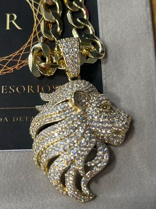 Collar León Laminado 14K 50cm XP