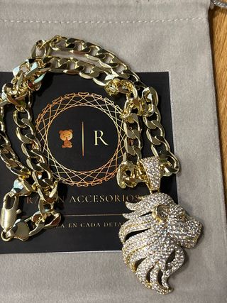 Collar León Laminado 14K 50cm XP