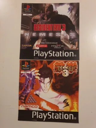 Resident Evil 3 Nemesis & Tekken 3 Copertine REPRO