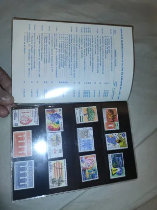 Libro Emisiones Sellos Correos 1984