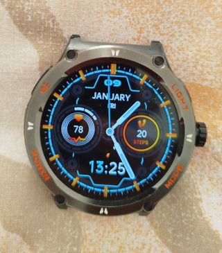 Smartwatch Nongamx Negro Esfera Circular 1,53"