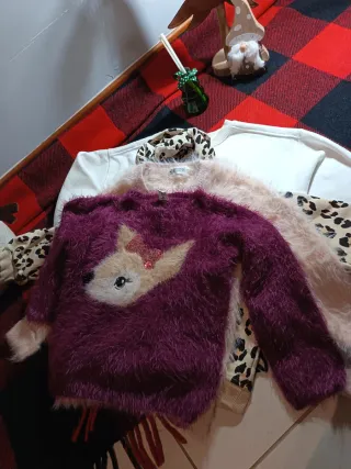 Set 4 Maglione bambina como Nuevo